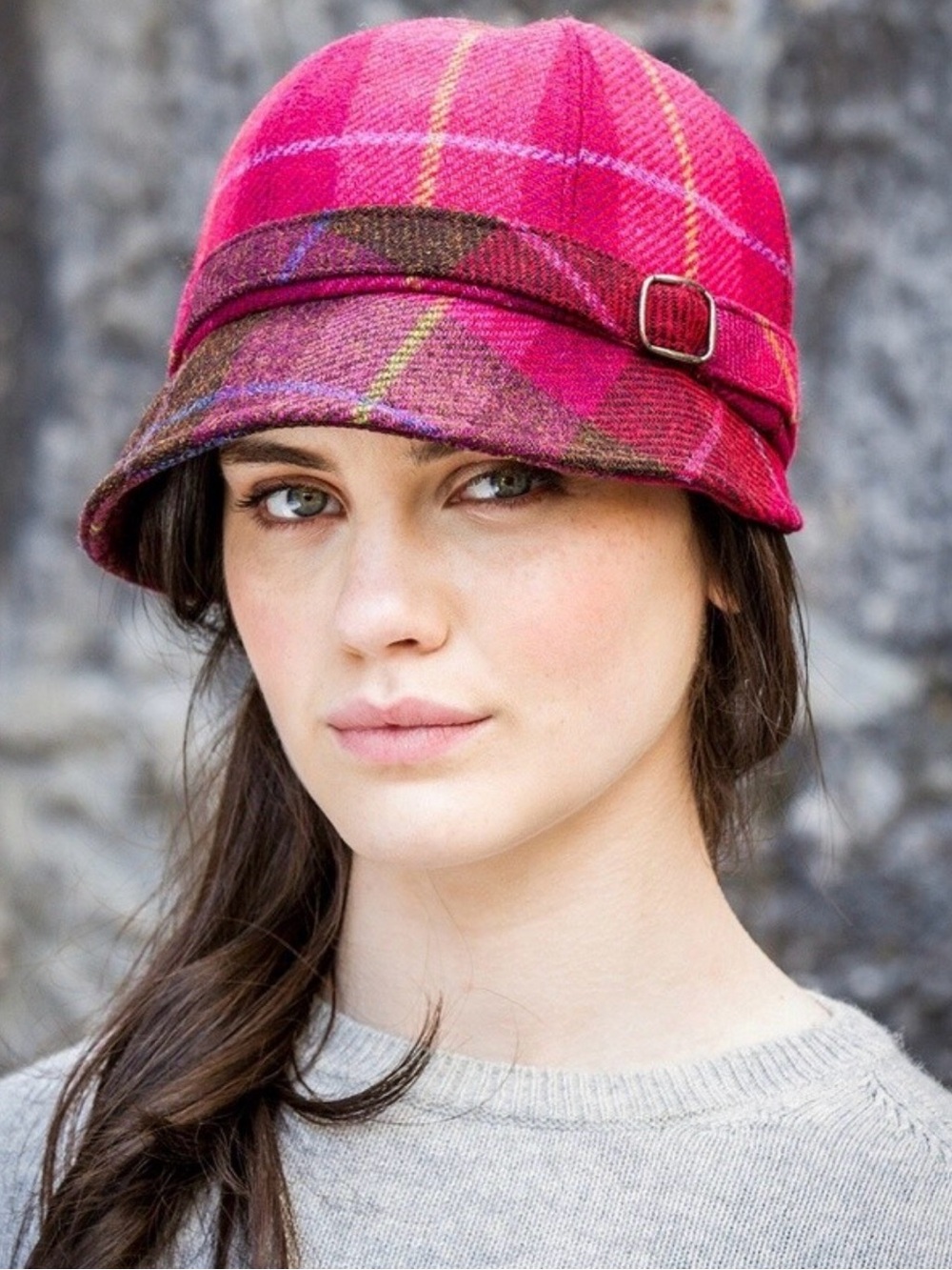 Vtg Mucros Weavers Flapper Hat Wool Tweed Ireland Cottagecore Twee Cap Whimsical